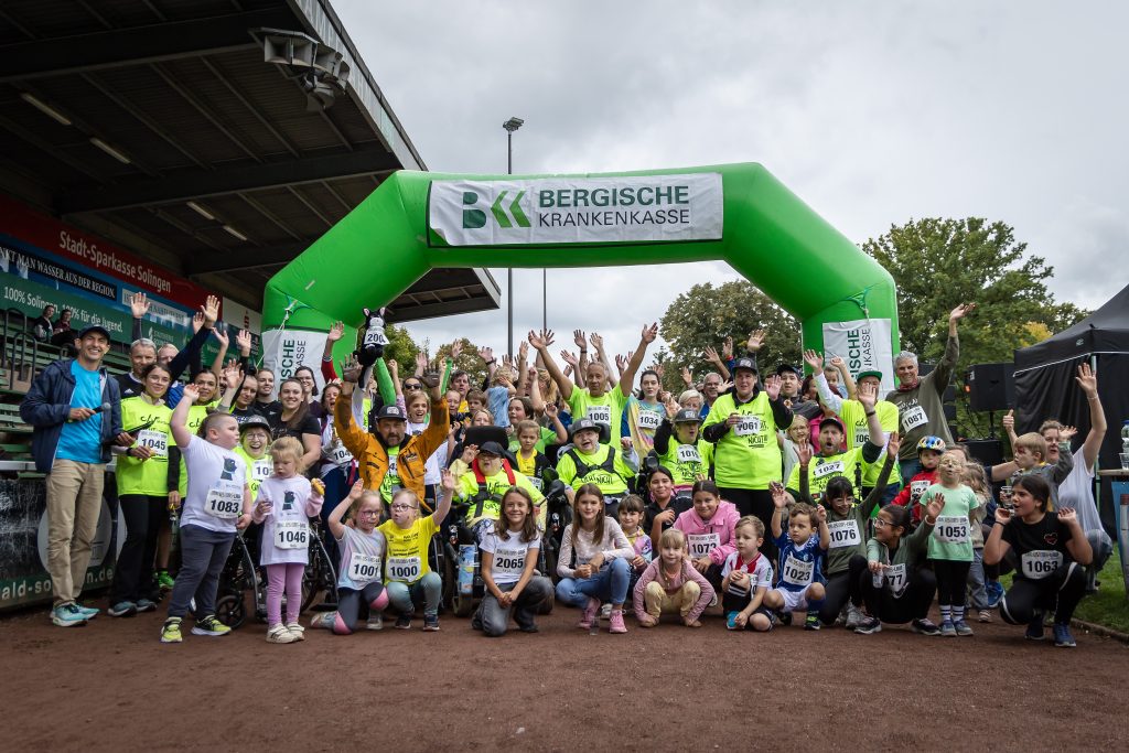 Impressionen vom 1. Inklusionslauf am 21.09.25 am Jahnstadion Solingen in Koeln. Foto: BEAUTIFUL SPORTS/Leah Kohring